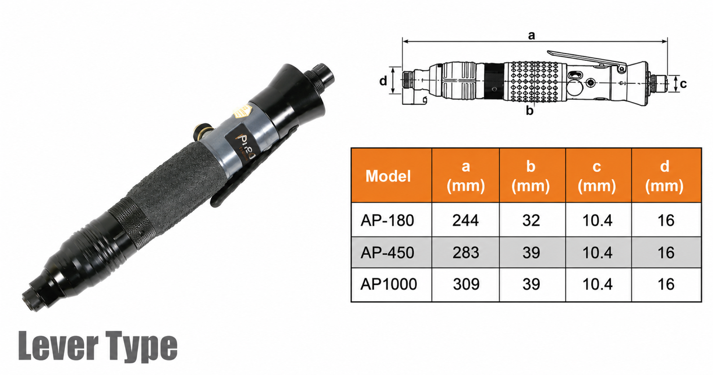 APAC APAC - Lever Type Shut off Screw Driver — Entrepot Marketing Singapore