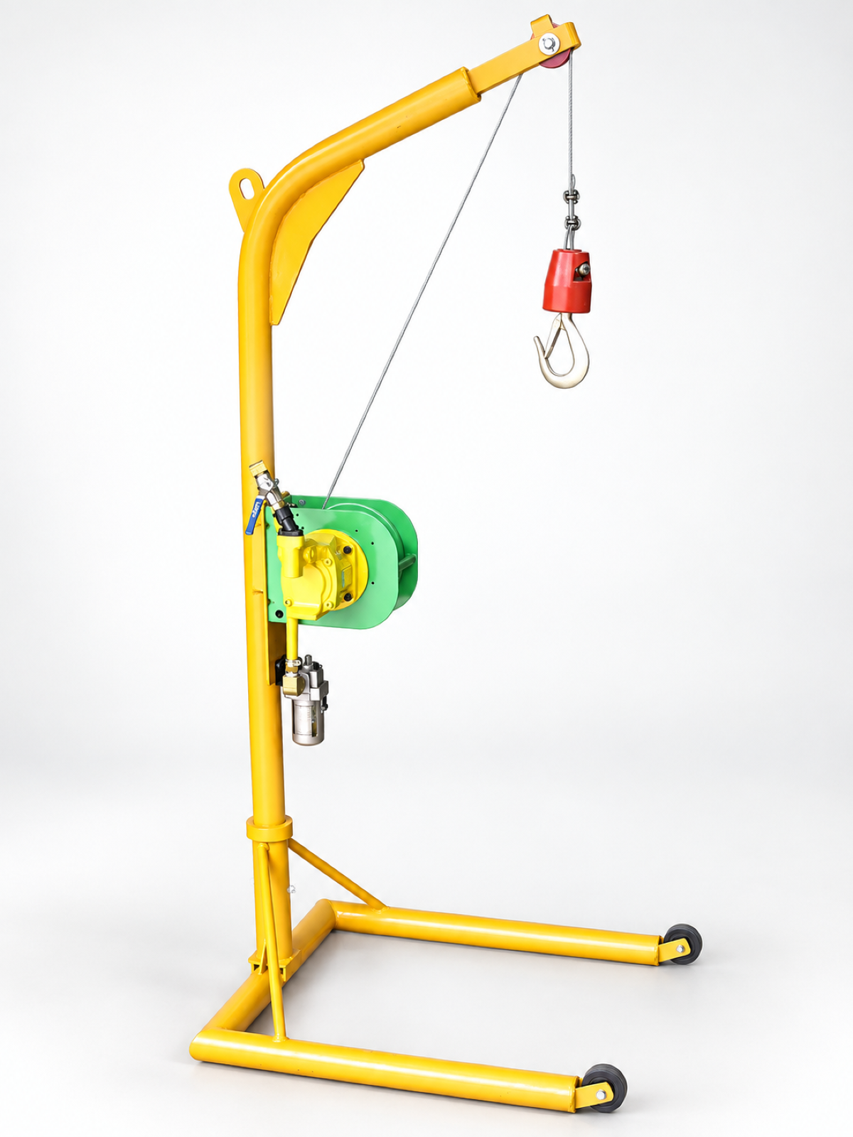 TOKU TMW-100 and TMW-150 pneumatic air winches for industrial material handling